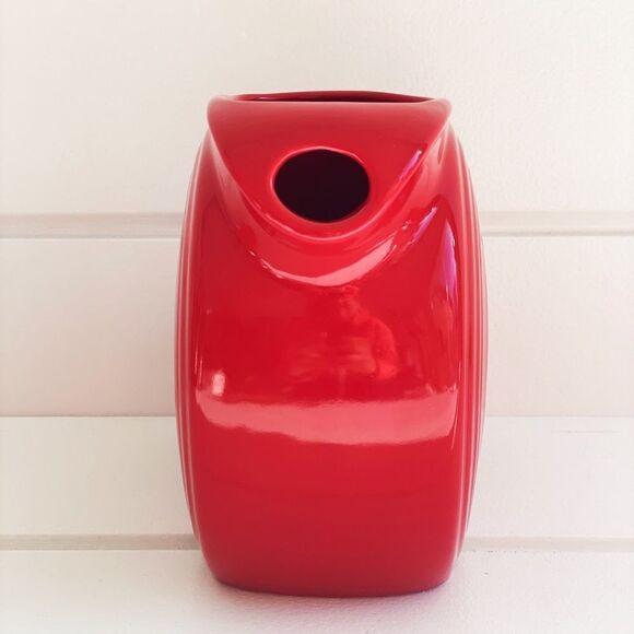 Fiesta 67-1/4 oz Large Disk Pitcher In Scarlet New With Tags - Picture 4 of 9
